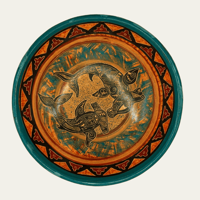 Plato del Tiburón Martillo Mural