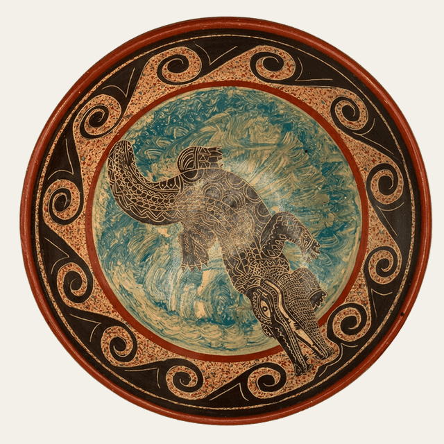 Plato del Cocodrilo Soberano