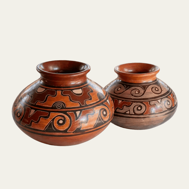 Dúo de Vasijas Esféricas